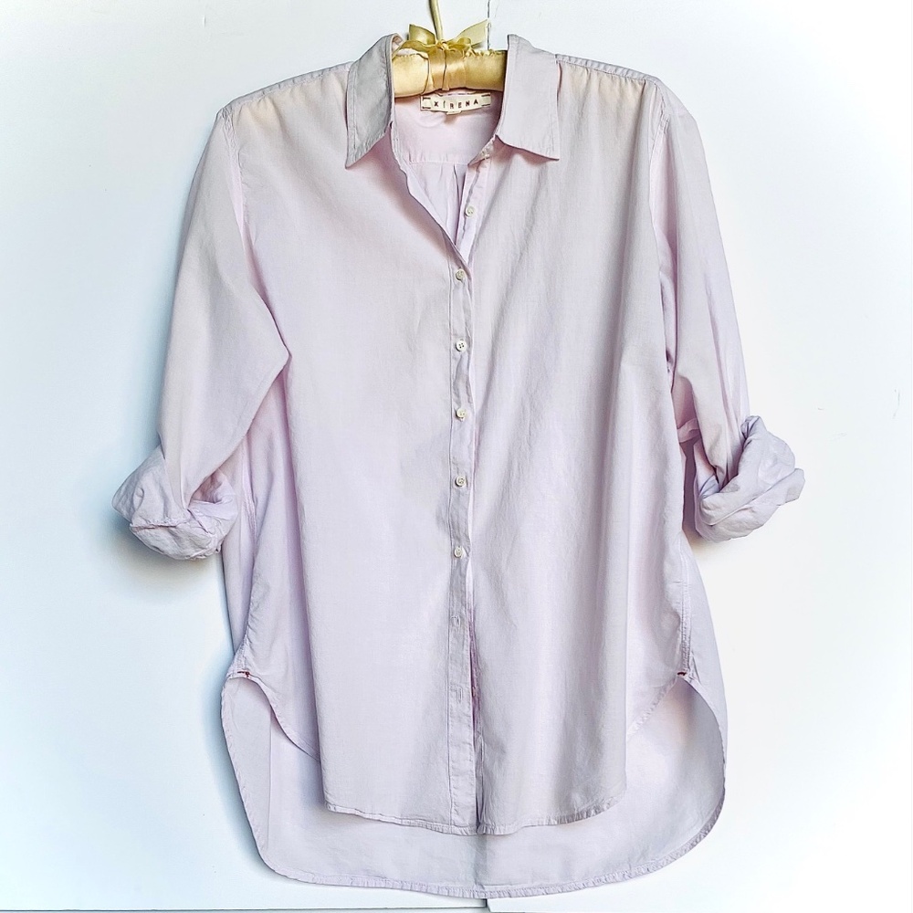XiRENA - Made in Los Angeles- THE BEAU SHIRT Essential, Lilac Size S
